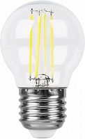 Лампа светодиодная филамент General  Шар A60S E27 220В 10Вт 2700К картинка 
